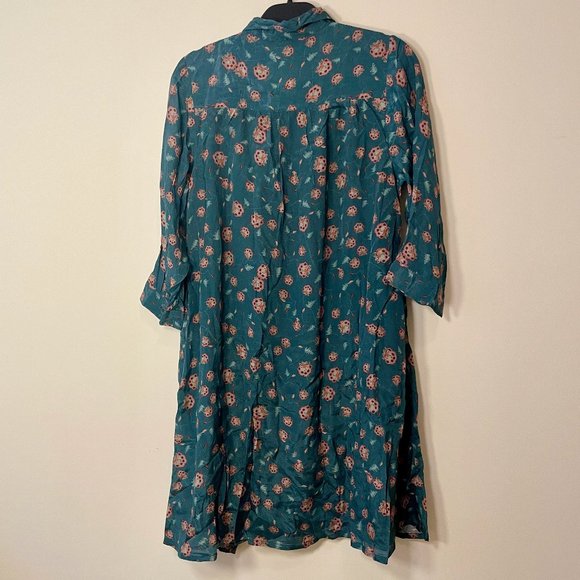 Madewell x Reistor Floral Collared Dress - Picture 2 of 3